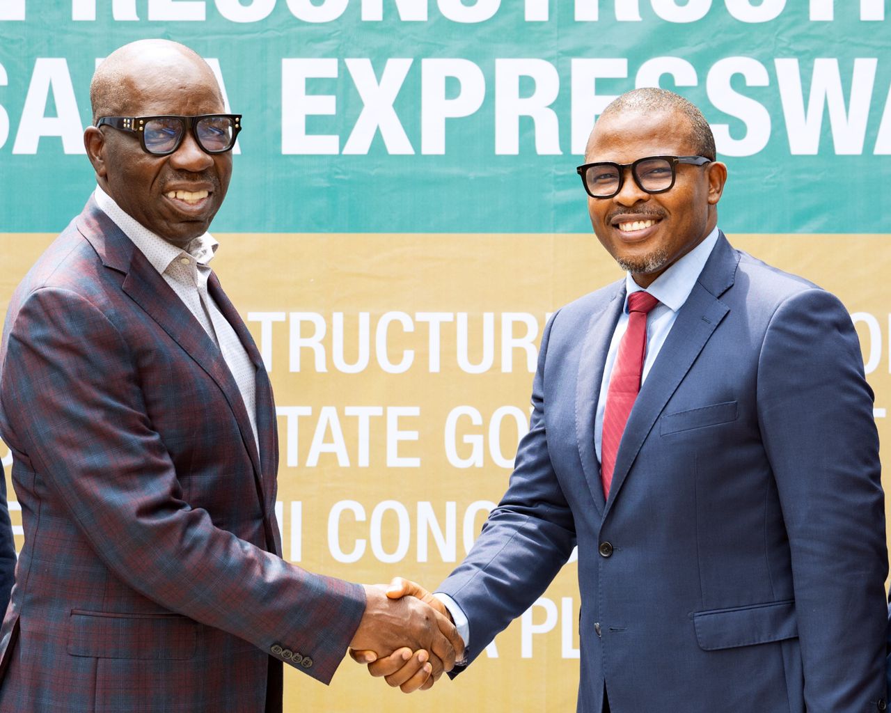 Edo State Government signed an equity partnership deal with Africa Plus Partners Nigeria Limited (APPNL) for the reconstruction of the 125km Benin – Asaba Expressway.